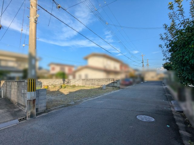 和歌山市西庄・土地・56954の前面道路含む現地写真