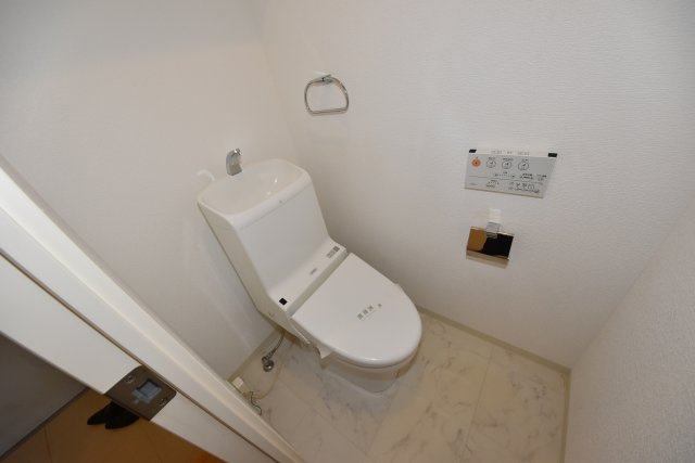 クローバービュー上本町のトイレ|トイレに収納もあります！