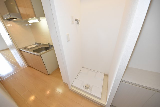 クローバービュー上本町のその他共用部分|洗濯機置き場です！