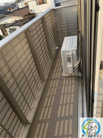 カーサ・フェリーチェ新在家のバルコニー|パース写真