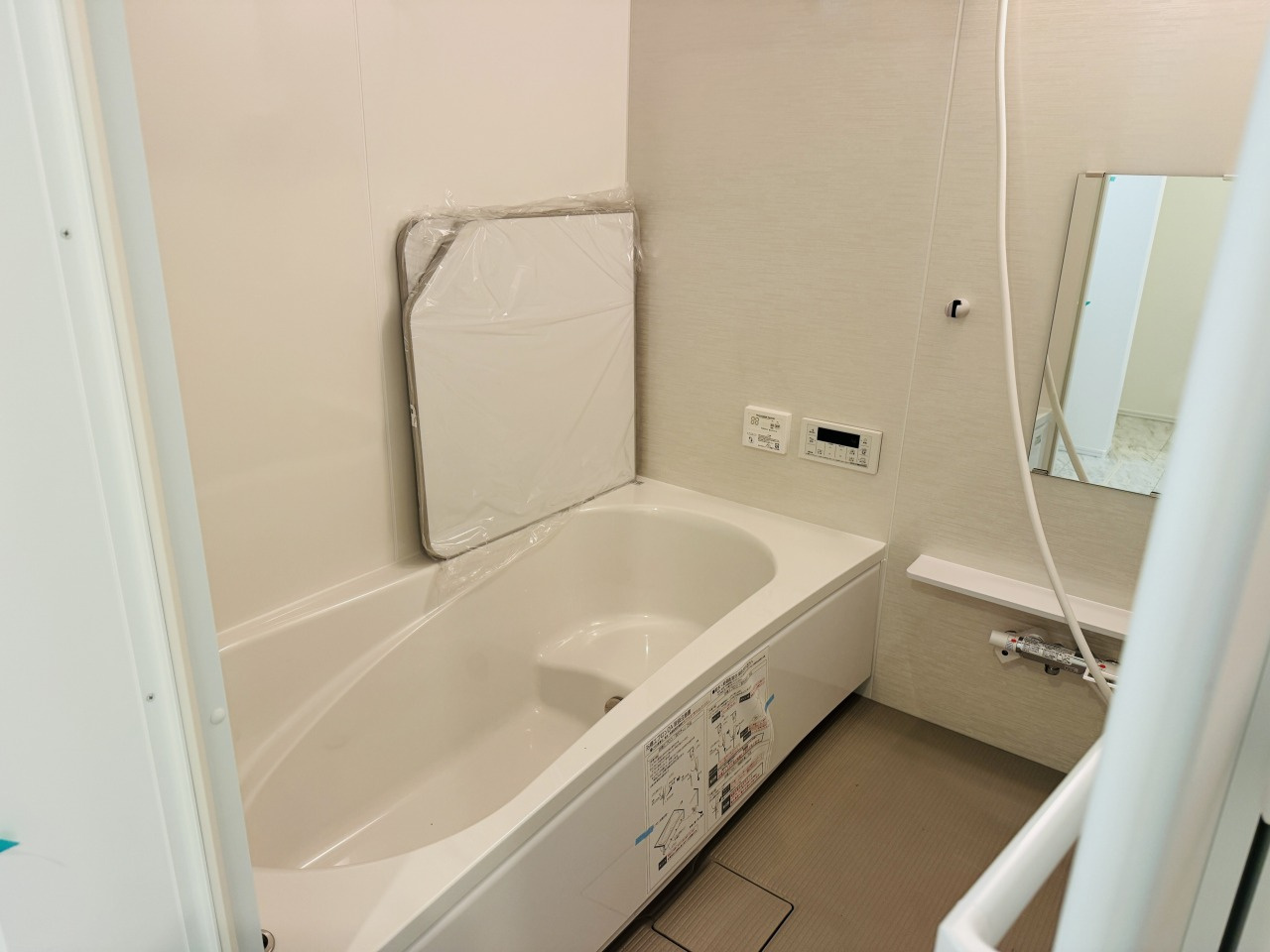 八王子市　散田町　新築一戸建て　１期の浴室|～のびのびくつろげるバスルーム　１日の締めくくりに癒やしのバスタイムを～