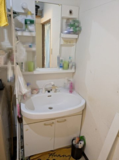 【独立洗面台】 | 山武市松尾町借毛本郷　倉庫兼住宅