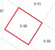 盛岡市つつじヶ丘5-56の土地図