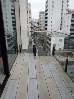 【バルコニー】 | ＡＲＴＥＭＩＳ　ＭＩＮＡＭＩ　ＡＺＡＢＵ | バルコニー　※2021年1月撮影