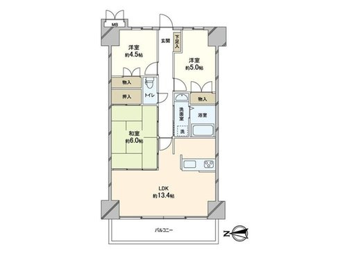 【間取り】 | ディオフェルティ石切