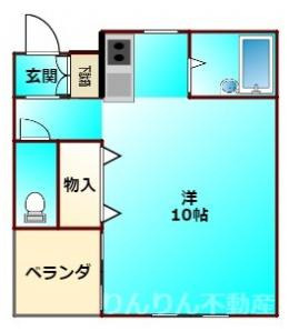【間取り】 | メゾンオレンジ3A.B