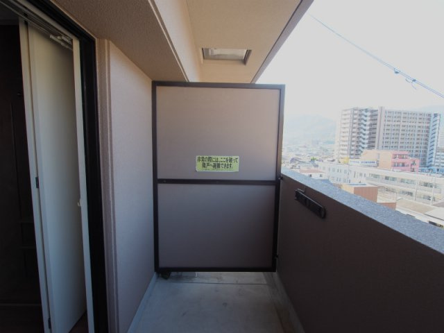 クレセールフルタのバルコニー