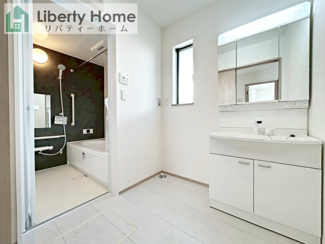 水戸市大塚町　新築戸建　A号棟の脱衣所