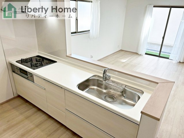 水戸市大塚町　新築戸建　A号棟のキッチン