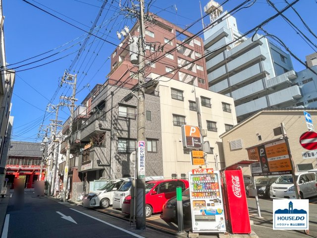 【オーナーチェンジ】丸美シャトー大須　中区大須２丁目の外観|南西側から撮影したマンション外観写真です