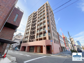 駅近！ペット可！コンセール丸の内の外観|マンション外観を西側から見た画像です。