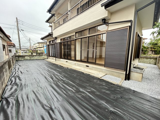 栃木市本町　中古戸建の庭