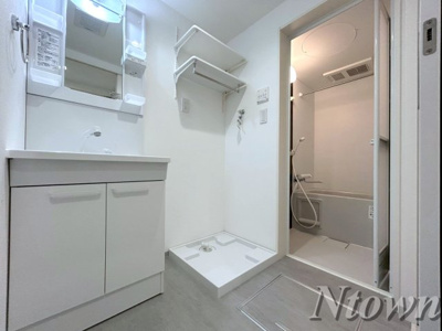 【洗面所】 | En中村公園(エンナカムラコウエン) | 使いやすい洗面所です