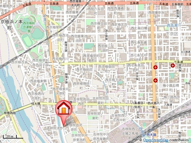 Succeed吉祥院（サクシード吉祥院）の地図