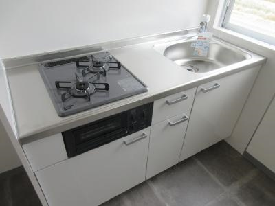 Succeed吉祥院（サクシード吉祥院）のキッチン|ガス２口システムキッチン