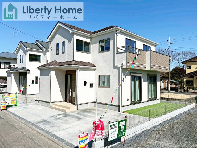 水戸市大塚町　新築戸建　B号棟の外観|ご予約をいただければ、『平日の空いた時間』『周辺物件まとめて見たい』『1件だけ見たい』ももちろん可能です♪
お気軽にお問合せください♪