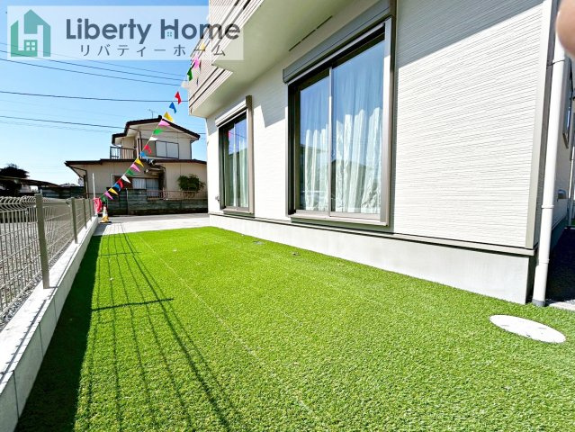 水戸市大塚町　新築戸建　B号棟の庭