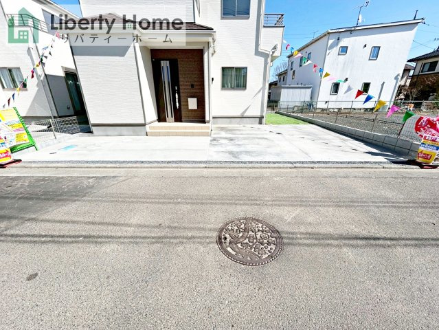 水戸市大塚町　新築戸建　B号棟の駐車場