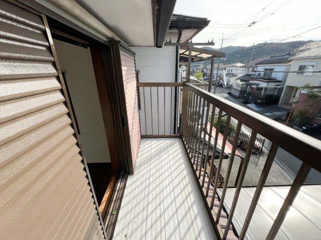 高知市介良乙の一戸建てのバルコニー