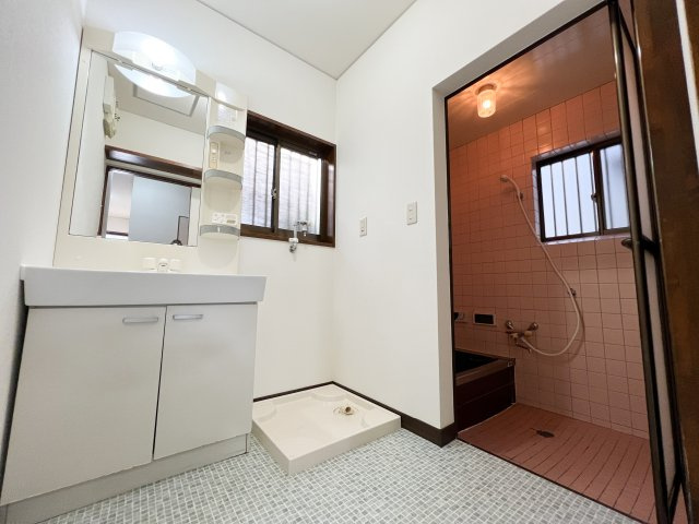 高知市介良乙の一戸建ての洗面所
