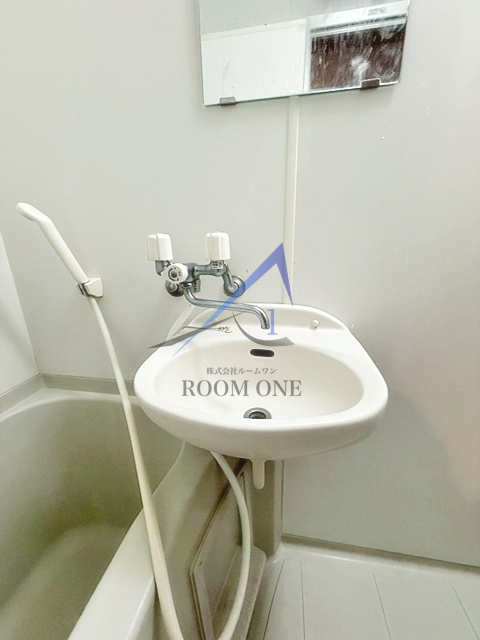 第４５シンエイビルの洗面所|洗面台です。