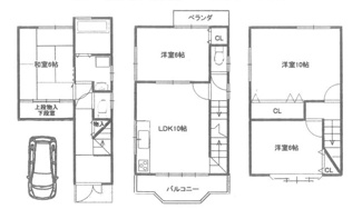 【間取り】 | 宇治市小倉町堀池　中古戸建