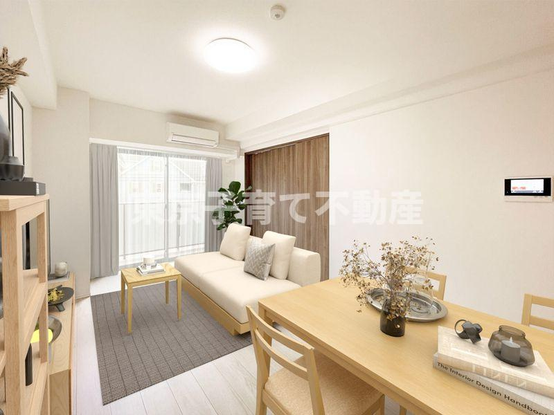 S-RESIDENCE高島平asoleaの居間・リビング