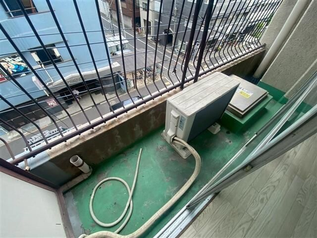 コーポウエダのバルコニー