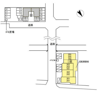 【区画図】 | メゾンＮ＆Ｎ