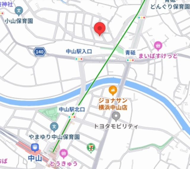 イー・フラットの地図