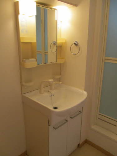 あかしあ壱番館の洗面所