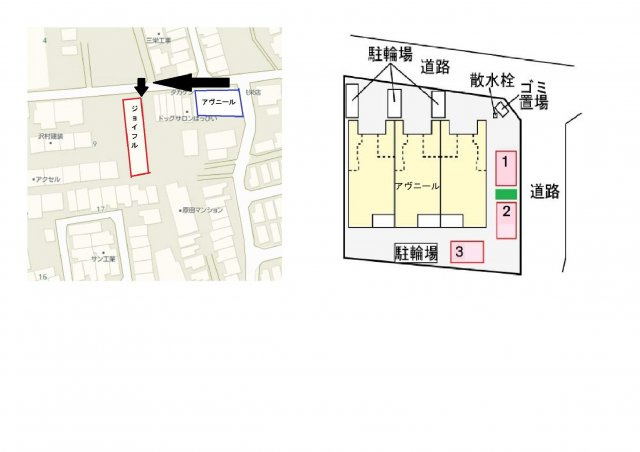 アヴニールの地図