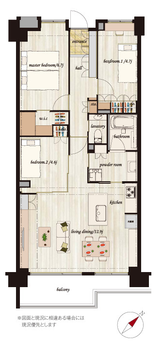 クレストフォルム蓮根城北公園