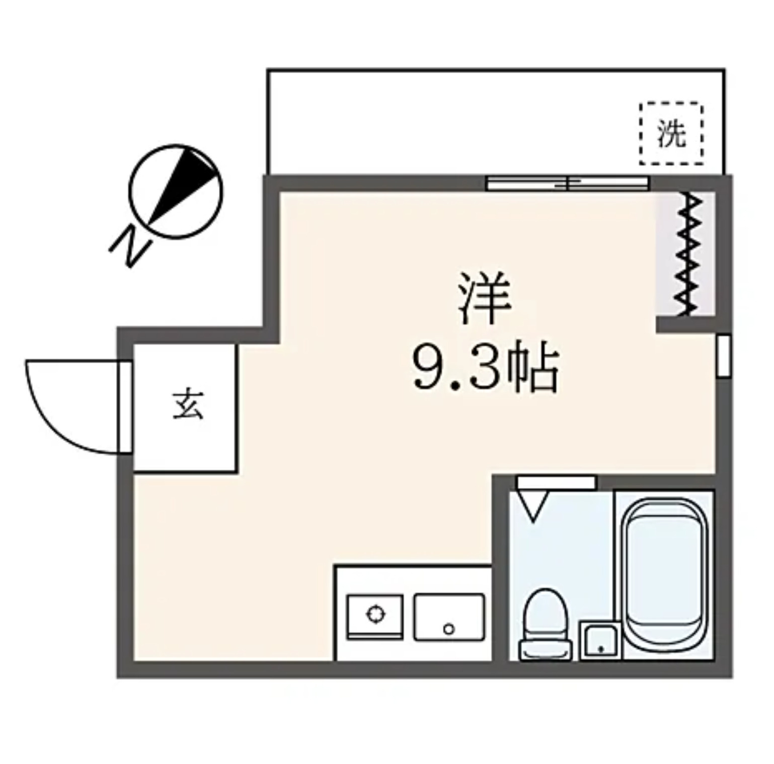 第三サニーコート　神奈川県川崎市1棟投資マンション「京王稲田堤駅徒歩5分」の間取り