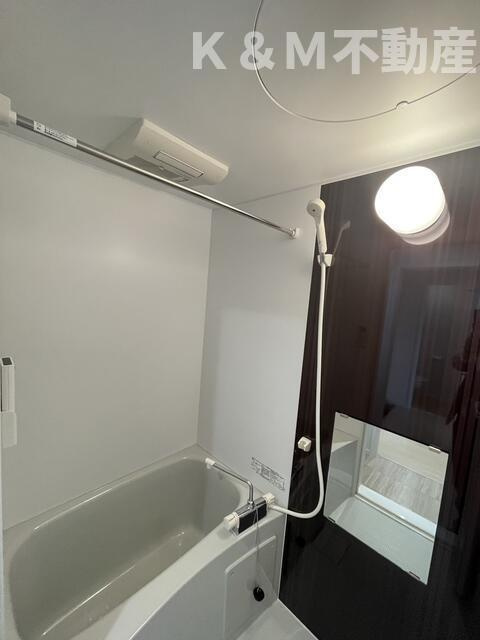 アリビオ新松戸の浴室|日々の疲れを癒すお風呂付です