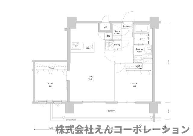【間取り】 | エンクレスト博多PARKSIDE