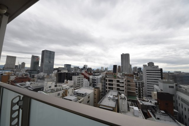 プレミスト靭本町　明治小学校区のバルコニー|プレミスト靭本町　眺望