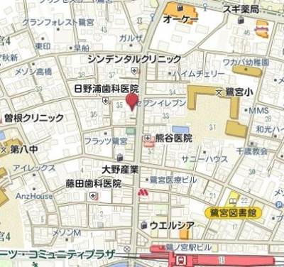 【地図】 | ＬｉｖｅＦｌａｔ中野鷺宮