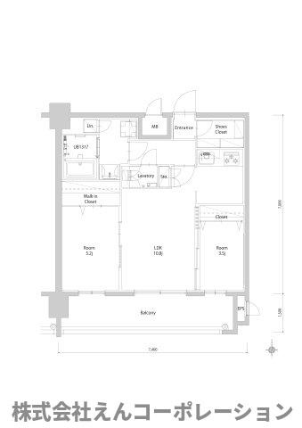 【間取り】 | エンクレスト博多PARKSIDE