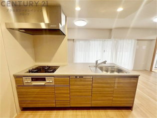 シンプルなデザインと使いやすさを兼ね備えた対面式システムキッチンは、効率的な作業スペースを提供し、家族やゲストとのコミュニケーションを促進します。
