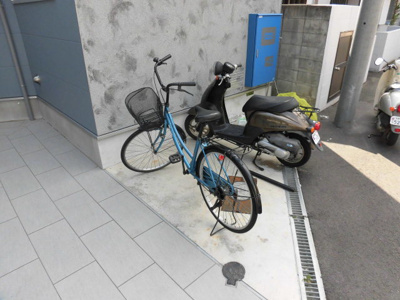 【その他共用部分】 | シャイン下新庄 | 駐輪場です