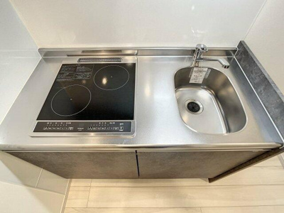 【キッチン】 | コンフォート川口 | システムキッチン（2口IHコン… 