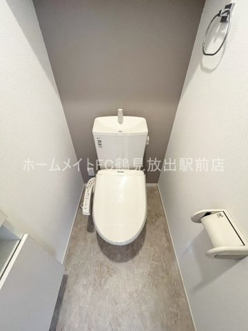 東大阪市西堤楠町３丁目のアパートのトイレ