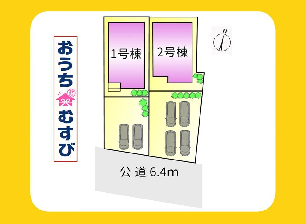 北区喜惣治第6(全2棟)の区画図