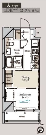 使いやすい1DKタイプ☆