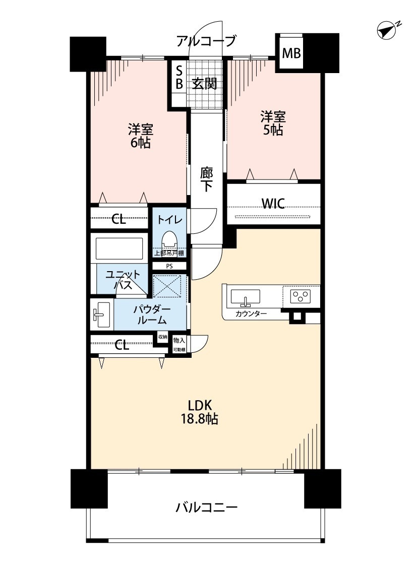 アルファステイツ米原の間取り