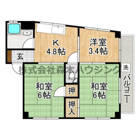 【間取り】 | 　アドバンス香里