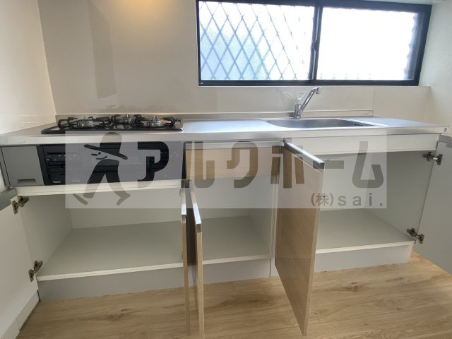 平野2丁目3LDKテラスハウスのキッチン