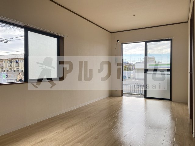 平野2丁目3LDKテラスハウスの居間・リビング