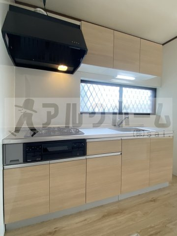 平野2丁目3LDKテラスハウスのキッチン